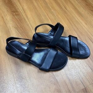 Madeline Black Minimalist Sandals